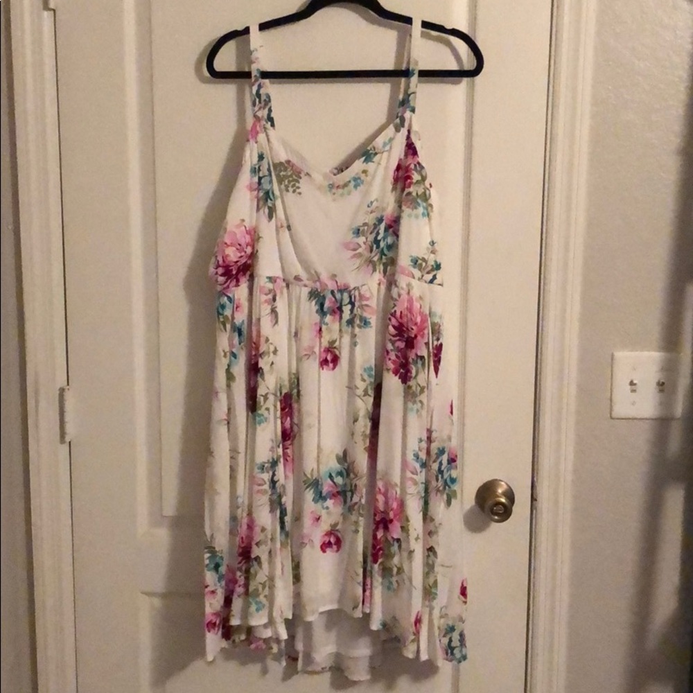 White floral Torrid dress!